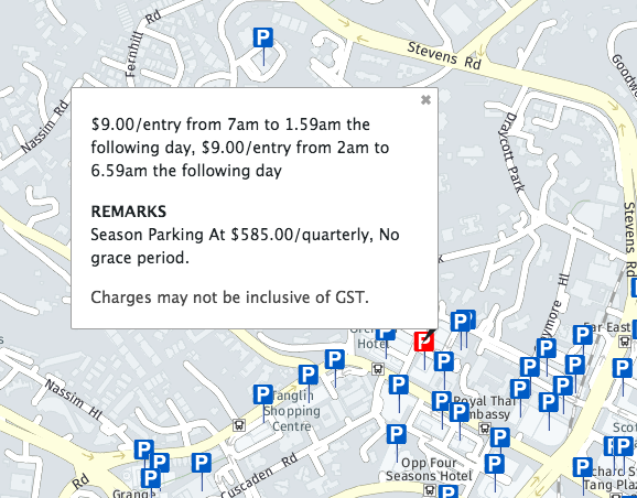 orchard towers parking