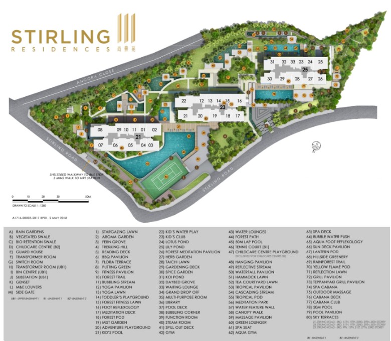 stirling residences layout