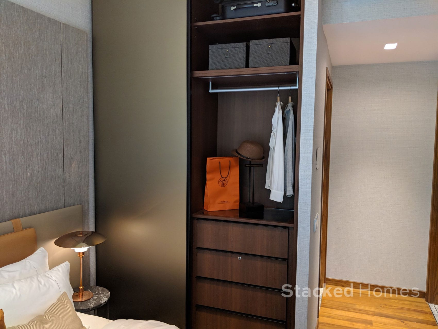 fourth avenue residences 2 bedroom master cupboard