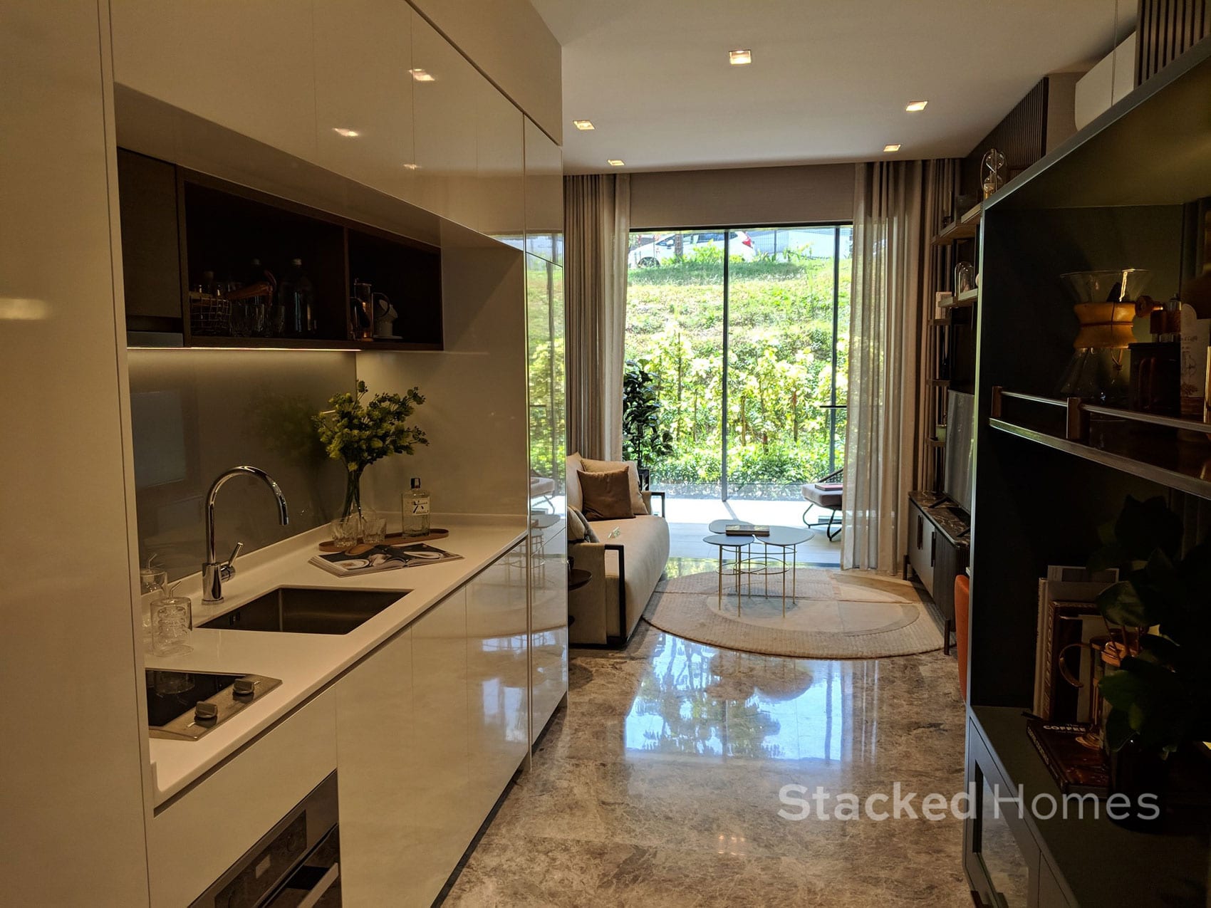 fourth avenue residences 2 bedroom kitchen