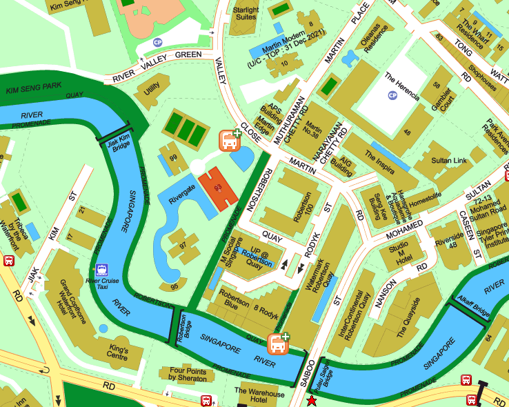 rivergate condo site map