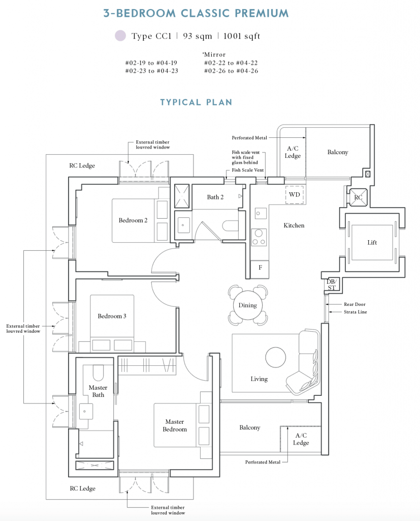 avenue south residence 3 bedroom heritage