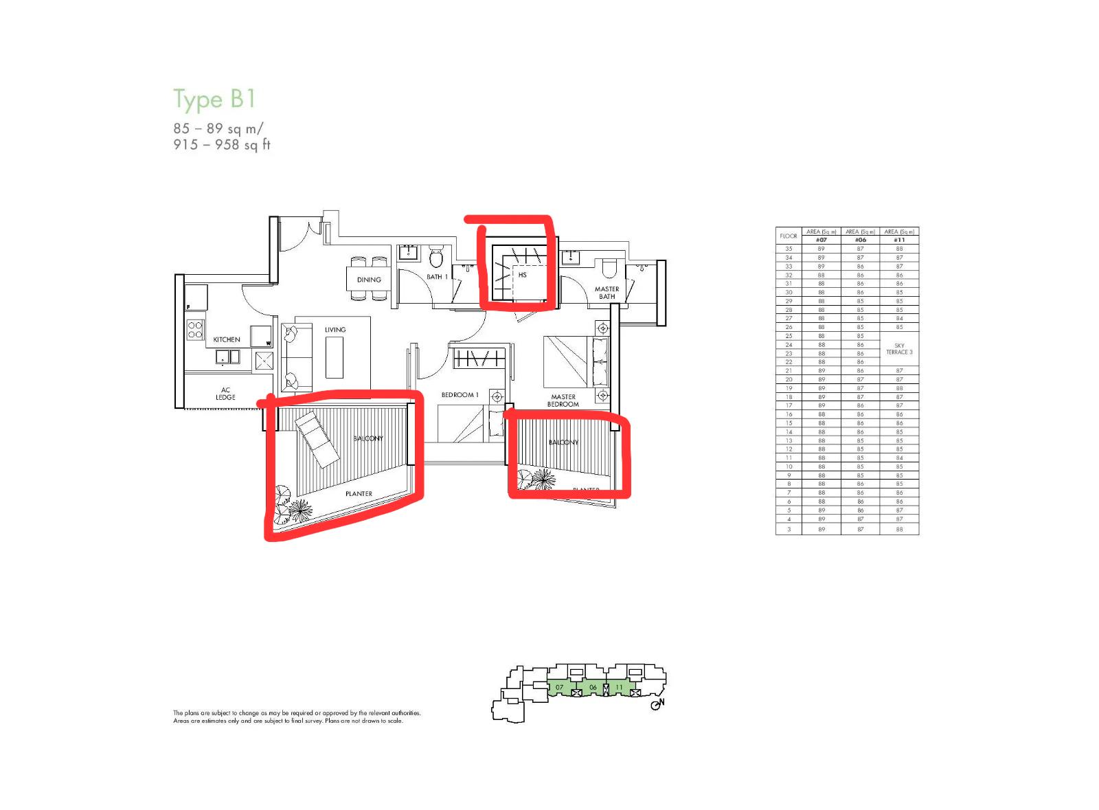 spottiswoode residences floorplan