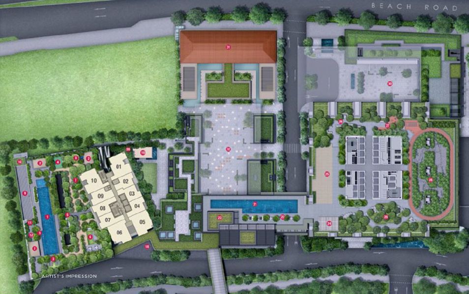 Midtown bay site plan