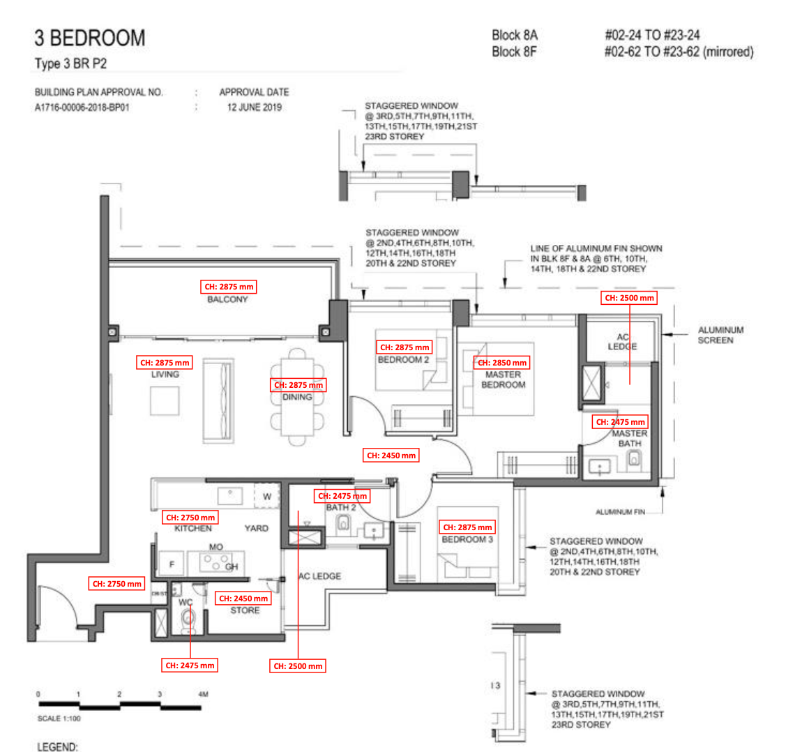 parc clematis 3 bedroom elegance floor plan