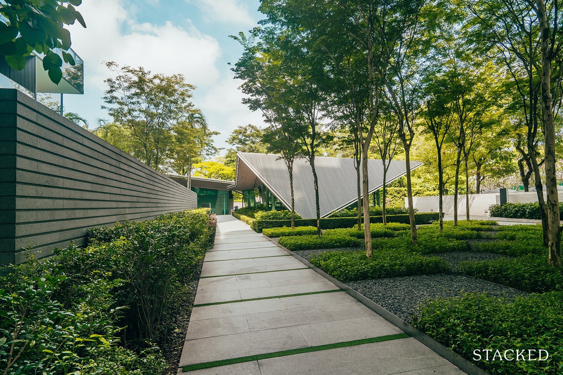 Leedon residence condo pathway