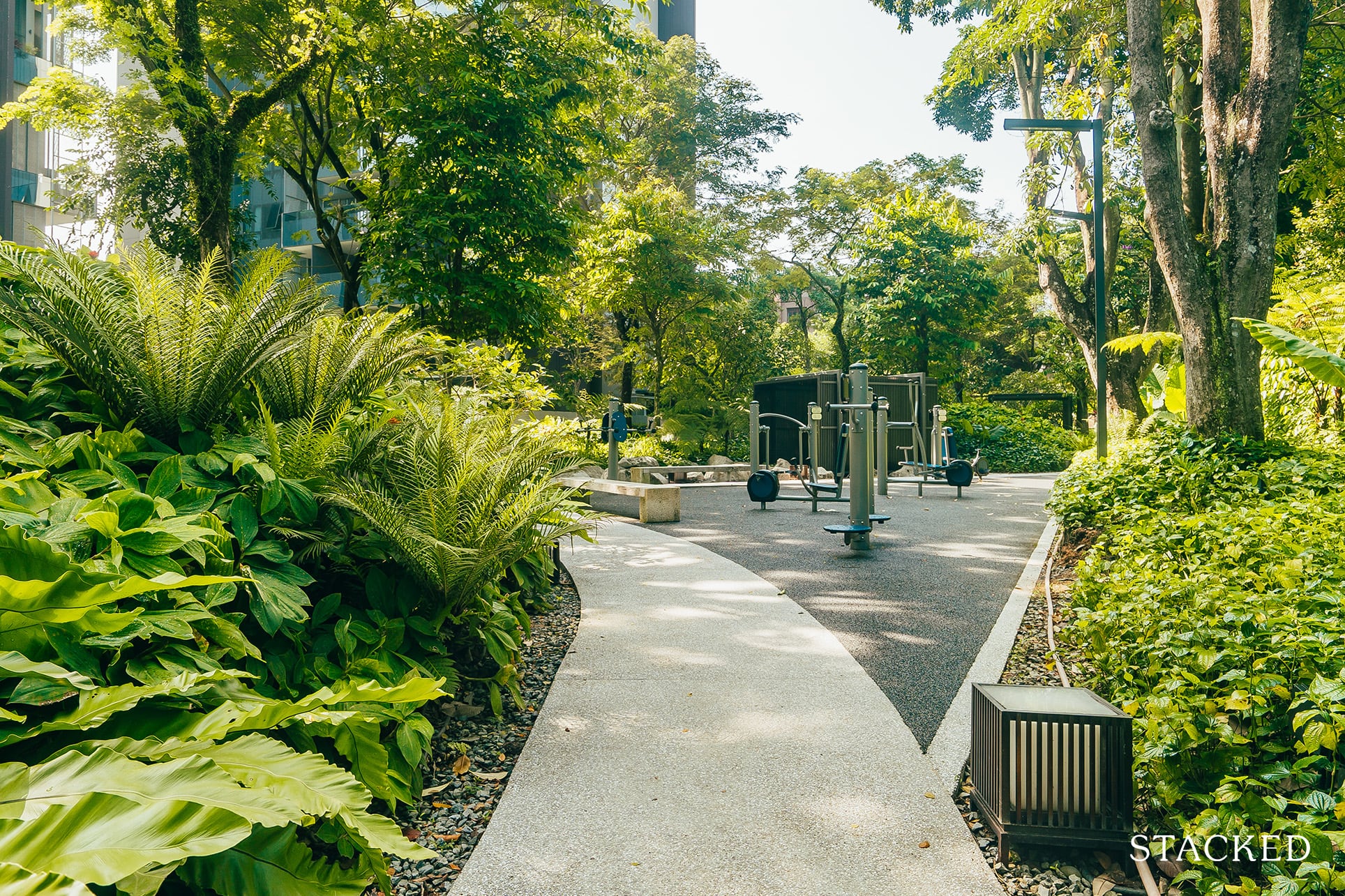 Leedon residence outdoor fitness