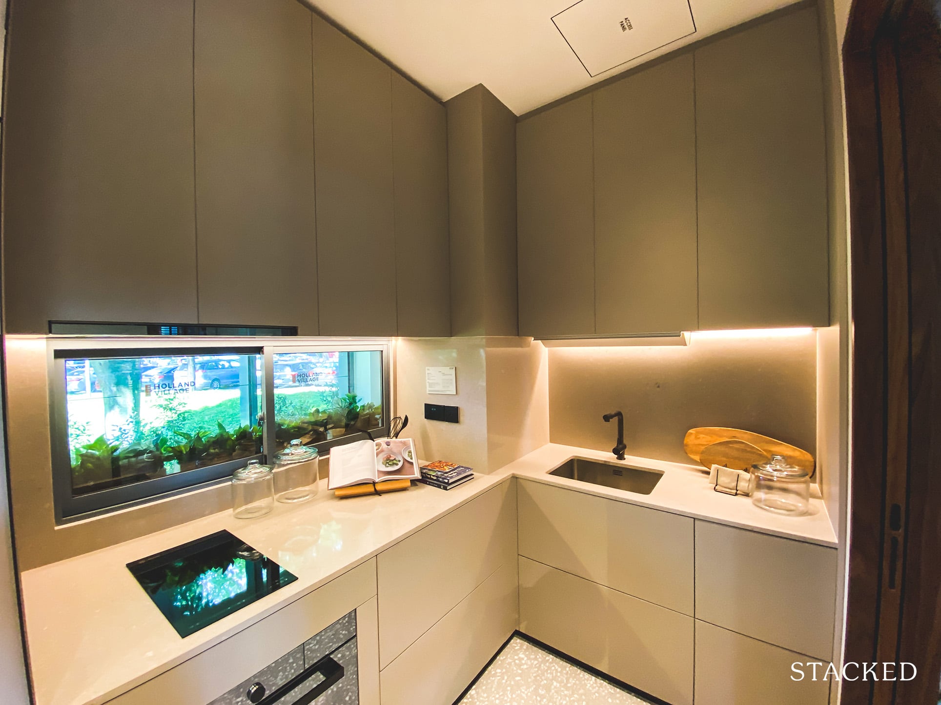 one holland village residences 2 bedroom leven kitchen