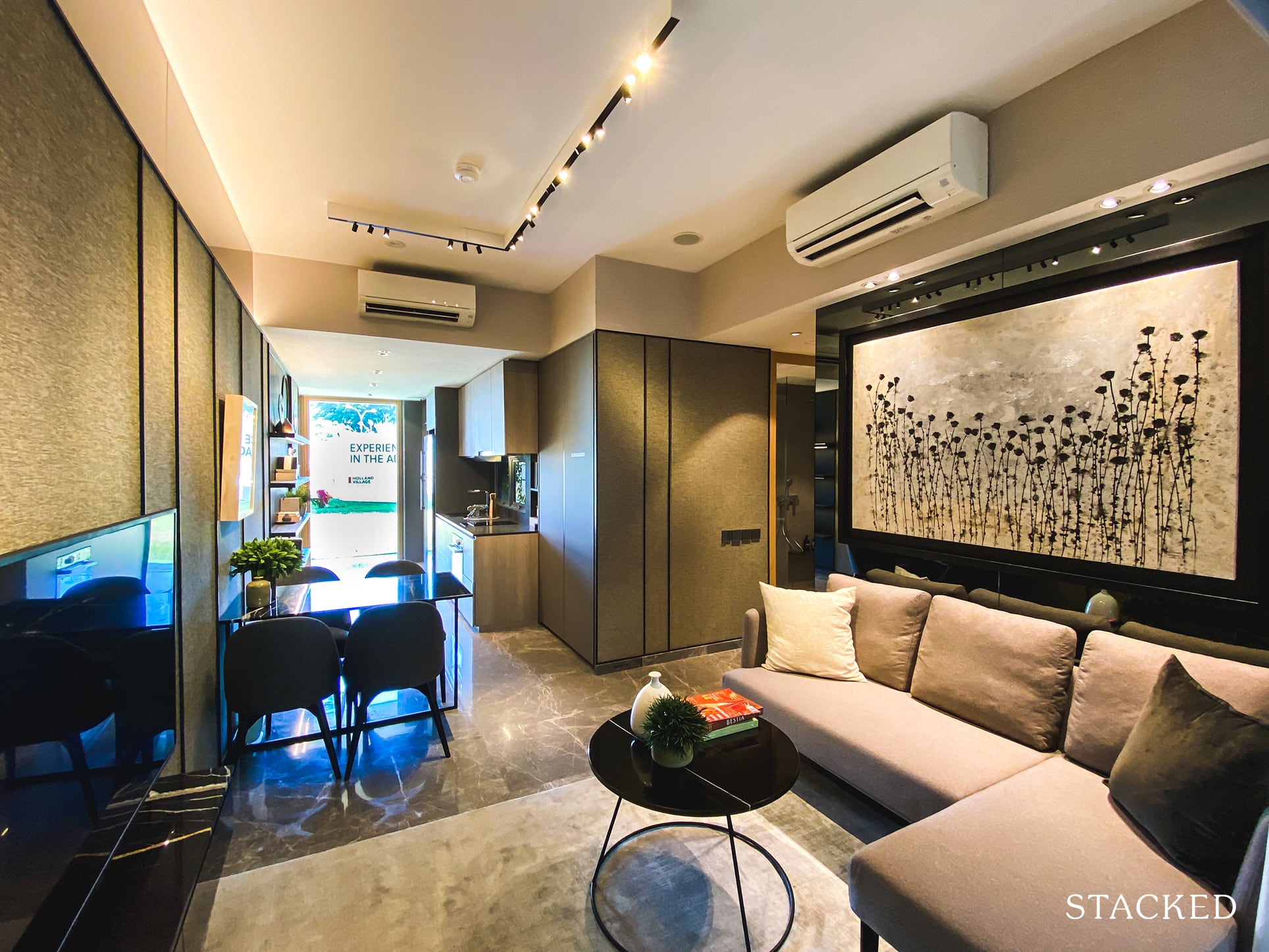 one holland village residences 2 bedroom living