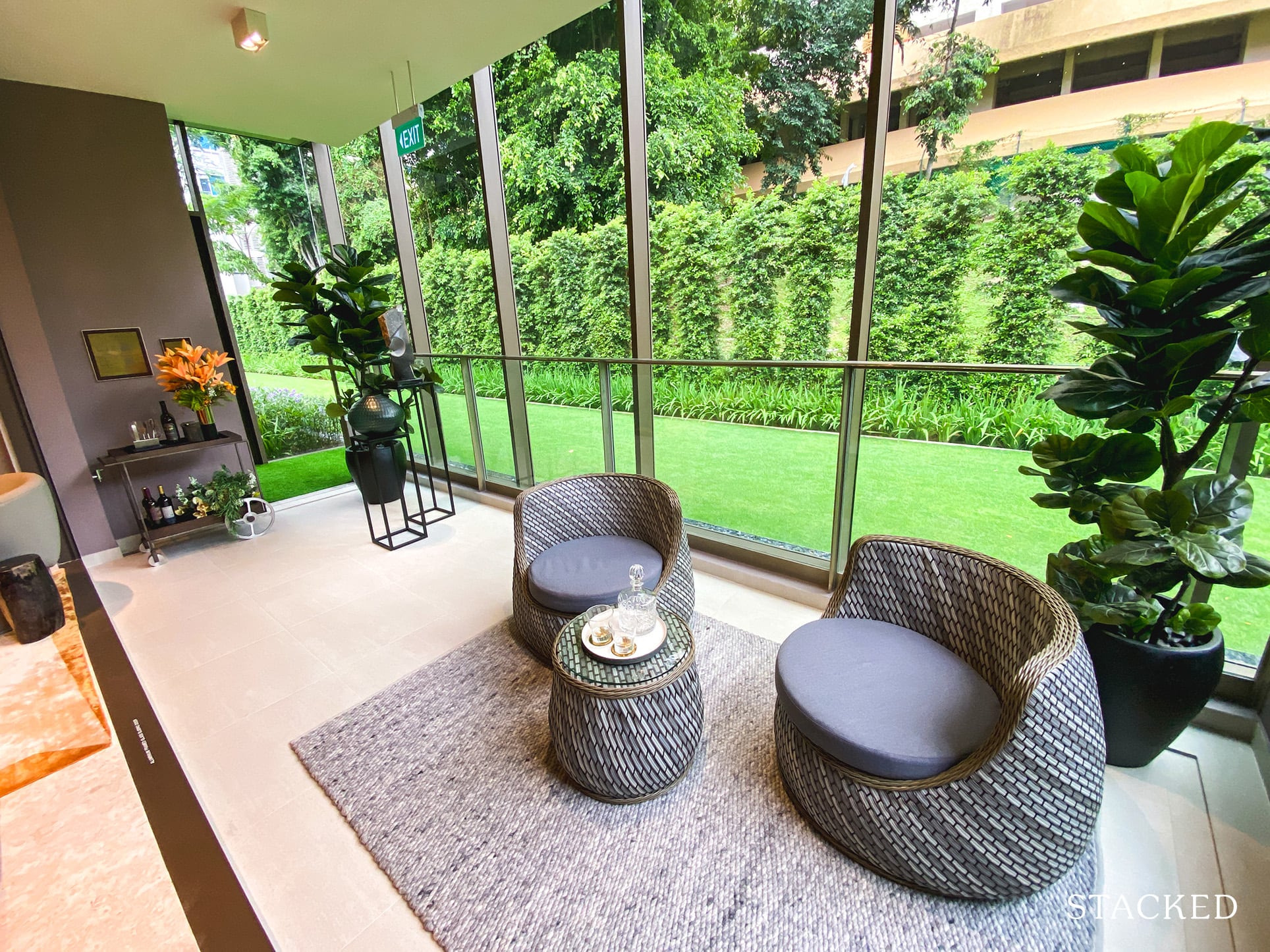 the avenir 3 bedroom balcony