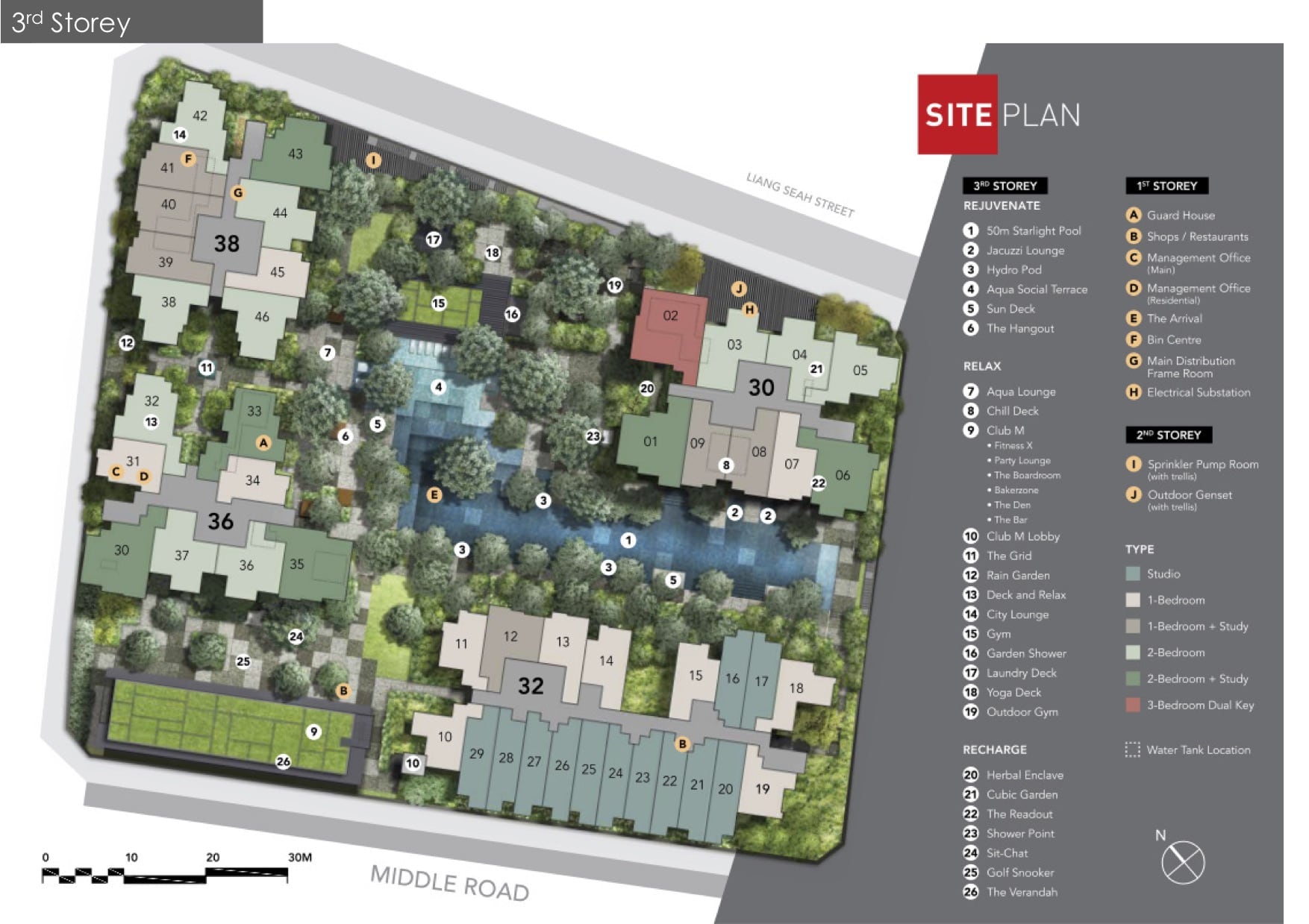 the m development site plan