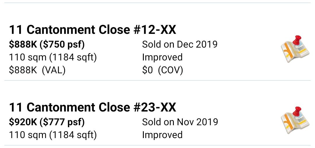 cantonment close transaction