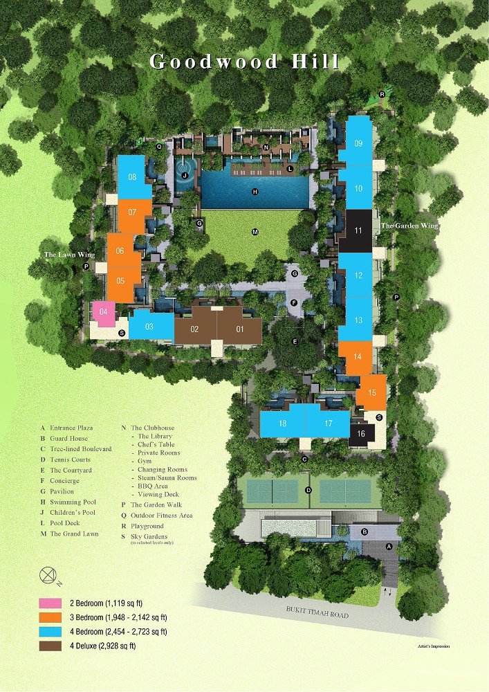 Goodwood Residence site plan