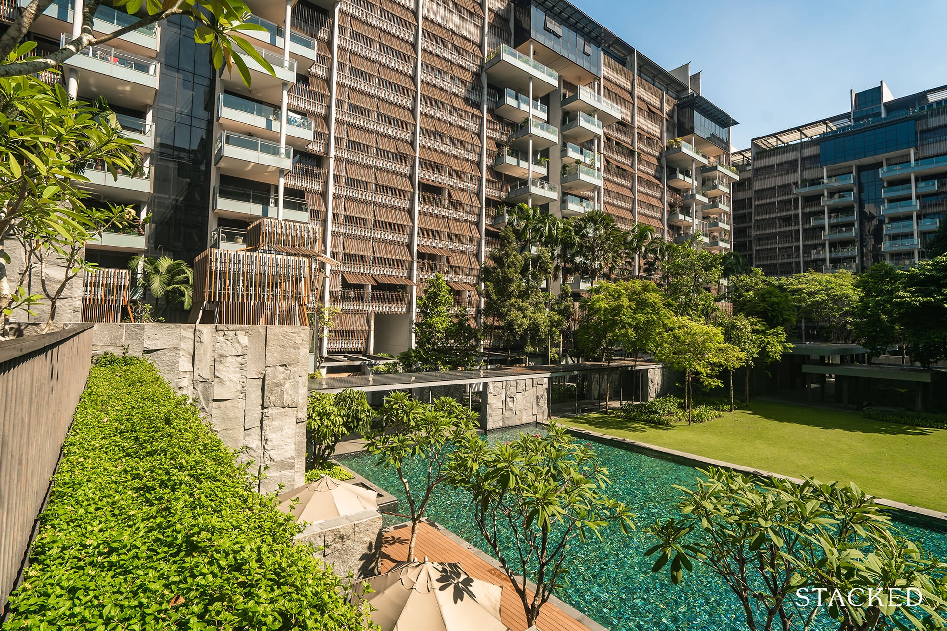 goodwood residence pool view