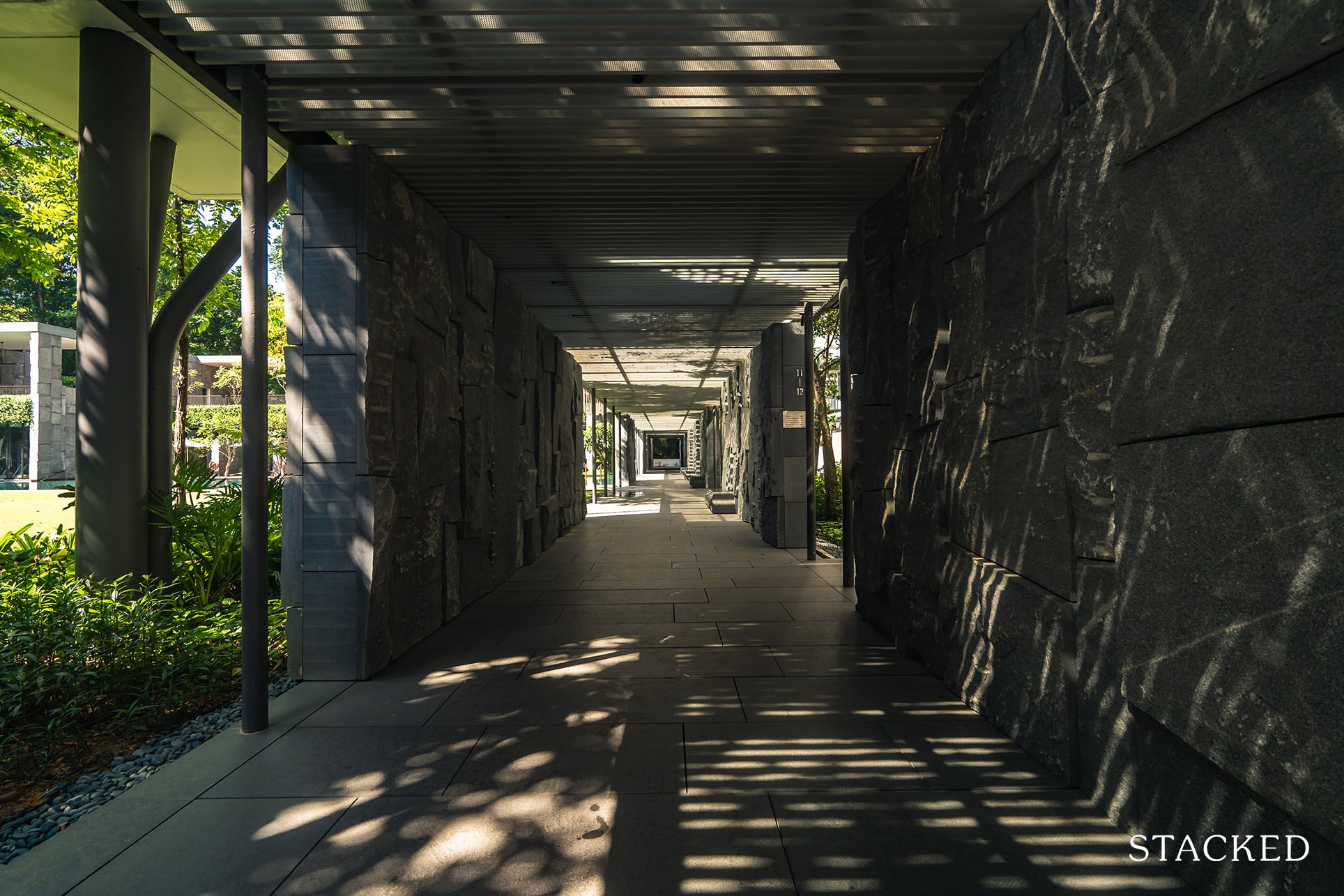 Goodwood Residence sheltered walkway