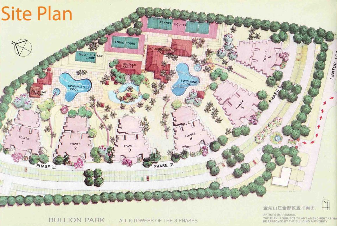 bullion park site plan