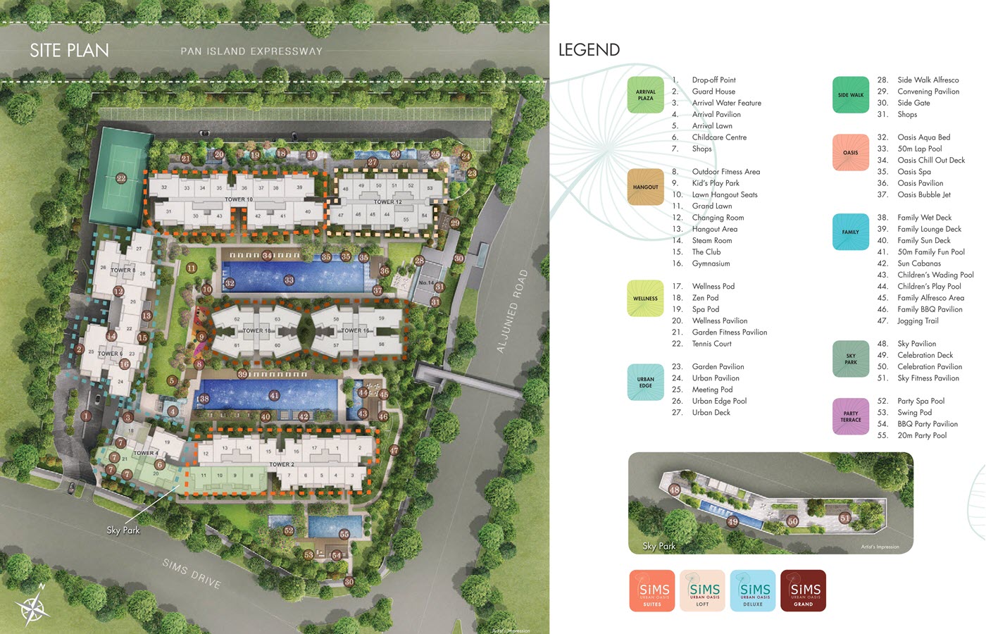 sims urban oasis site plan