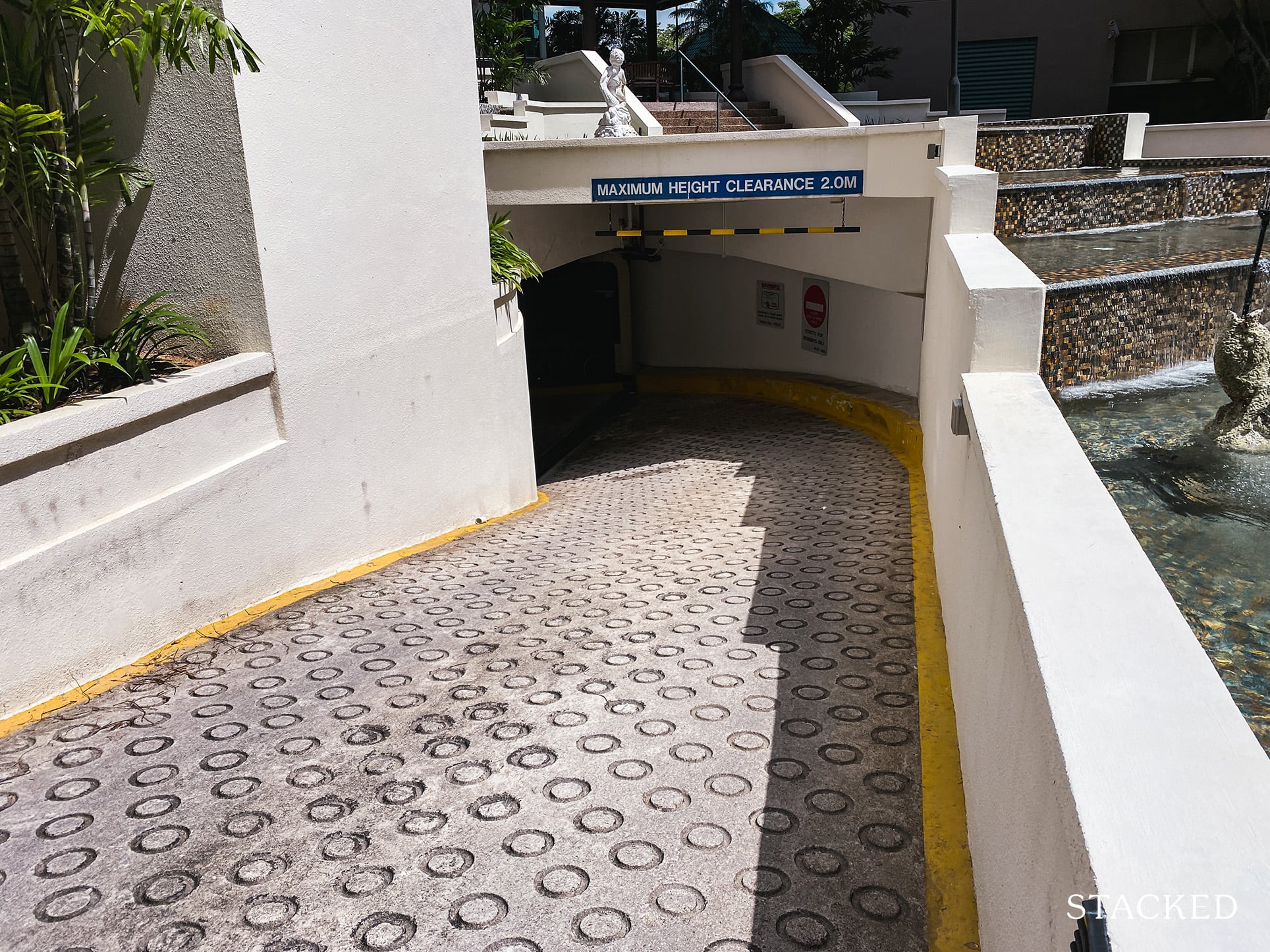 Tanglin regency carpark entrance