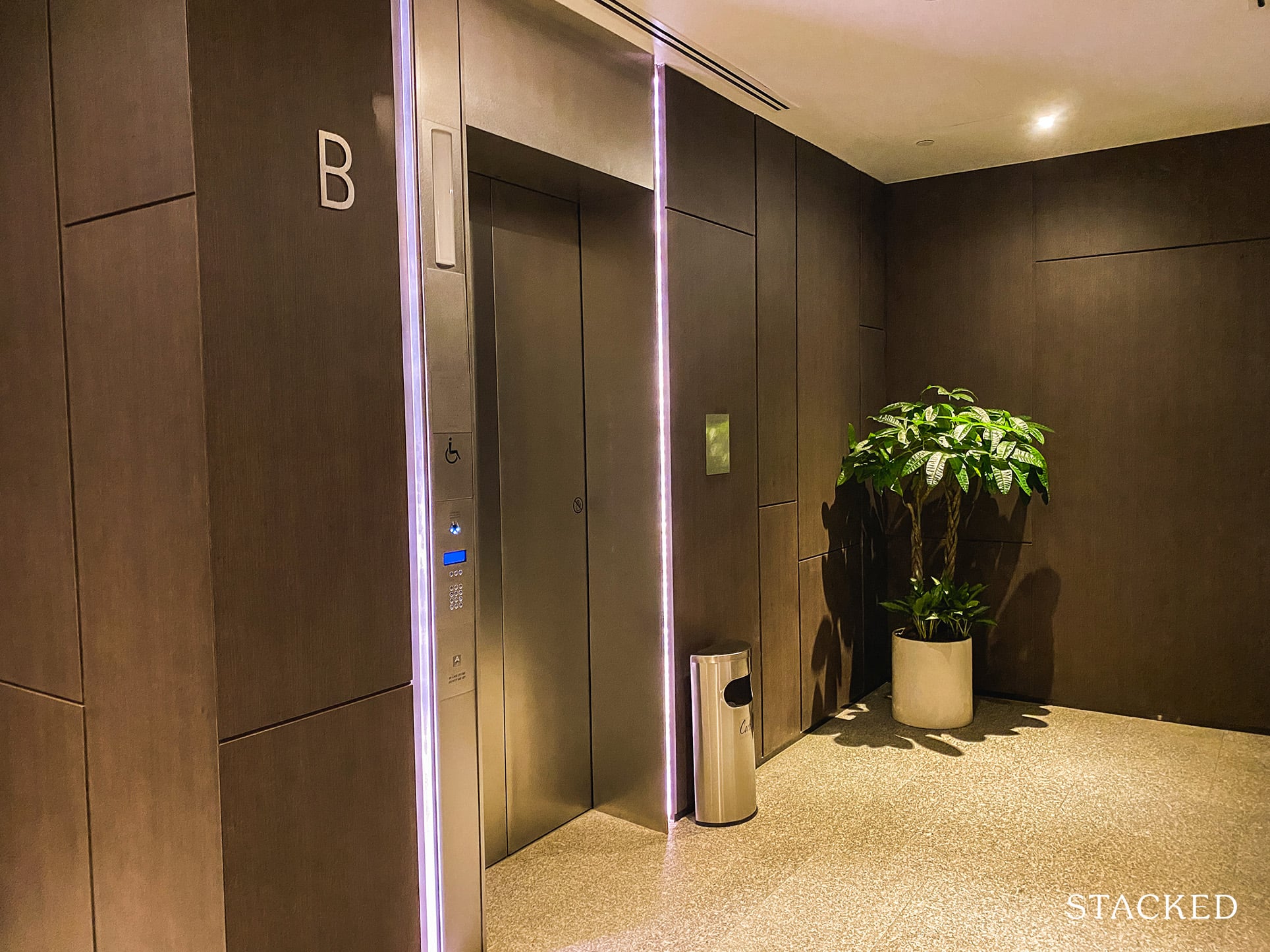 Corals at Keppel Bay lift lobby