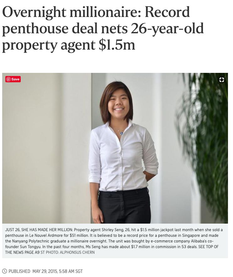 record penthouse deal