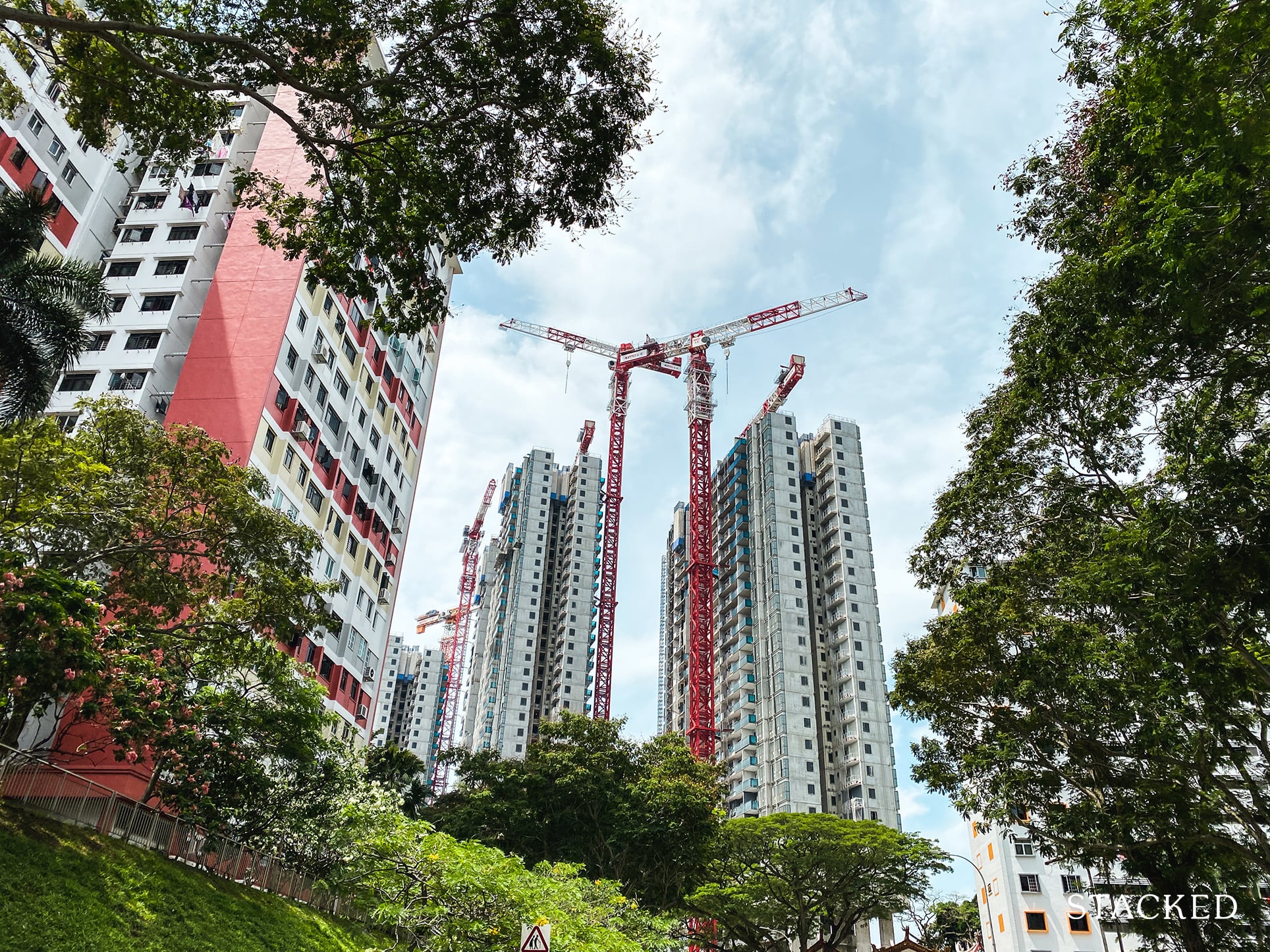 Stirling Residences construction