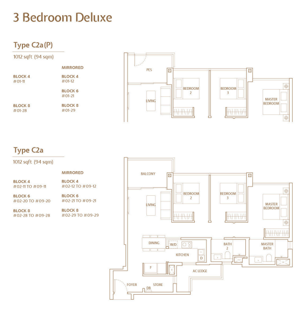 jadescape 3 bedroom deluxe floorplan
