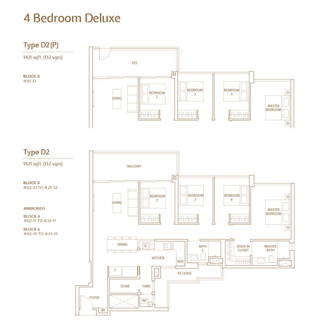 jadescape 4 bedroom deluxe floorplan