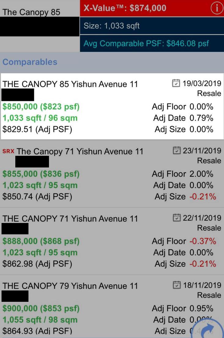 the canopy