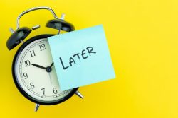 procrastinate