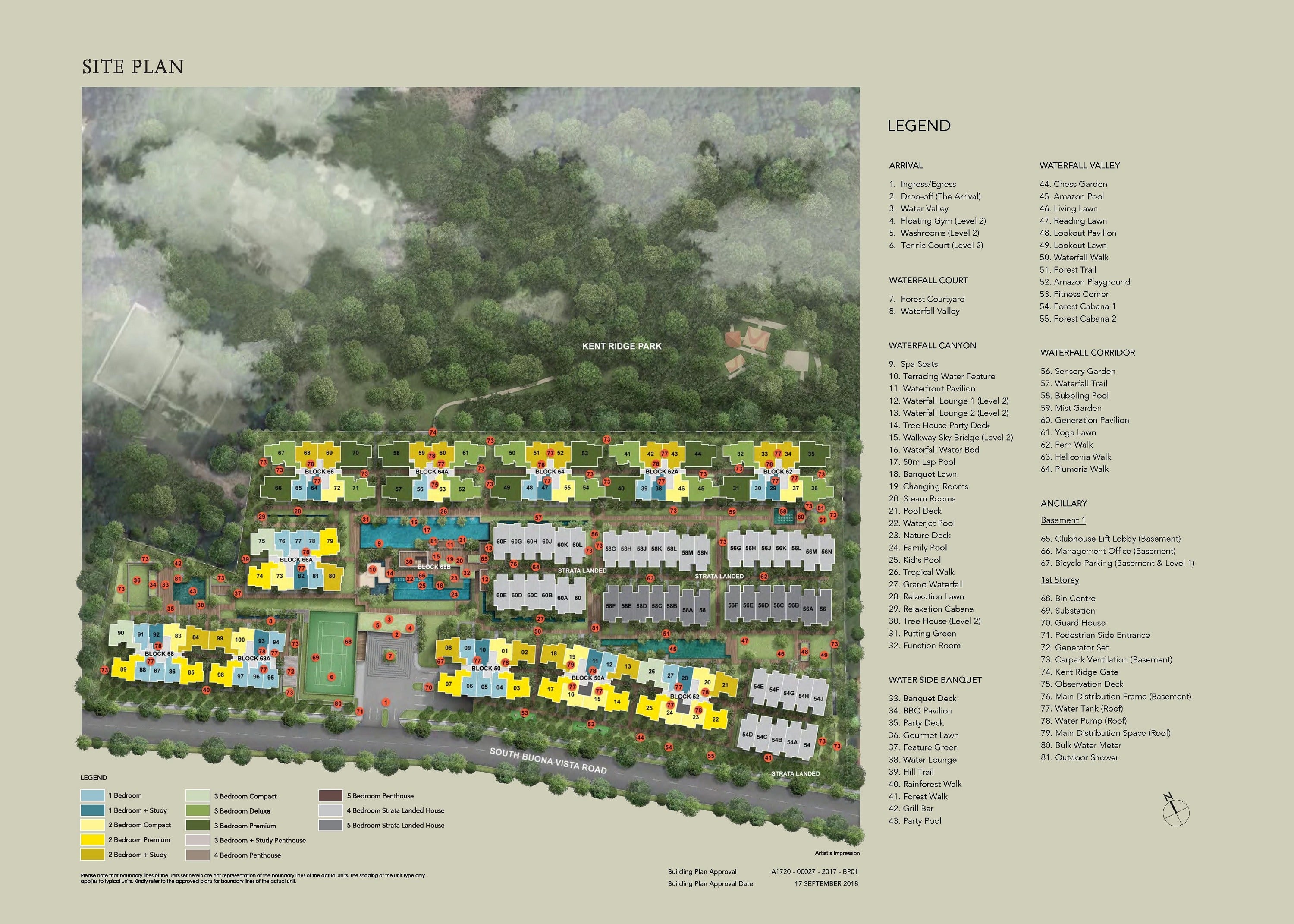 Kent Ridge Hill Residences sitemap