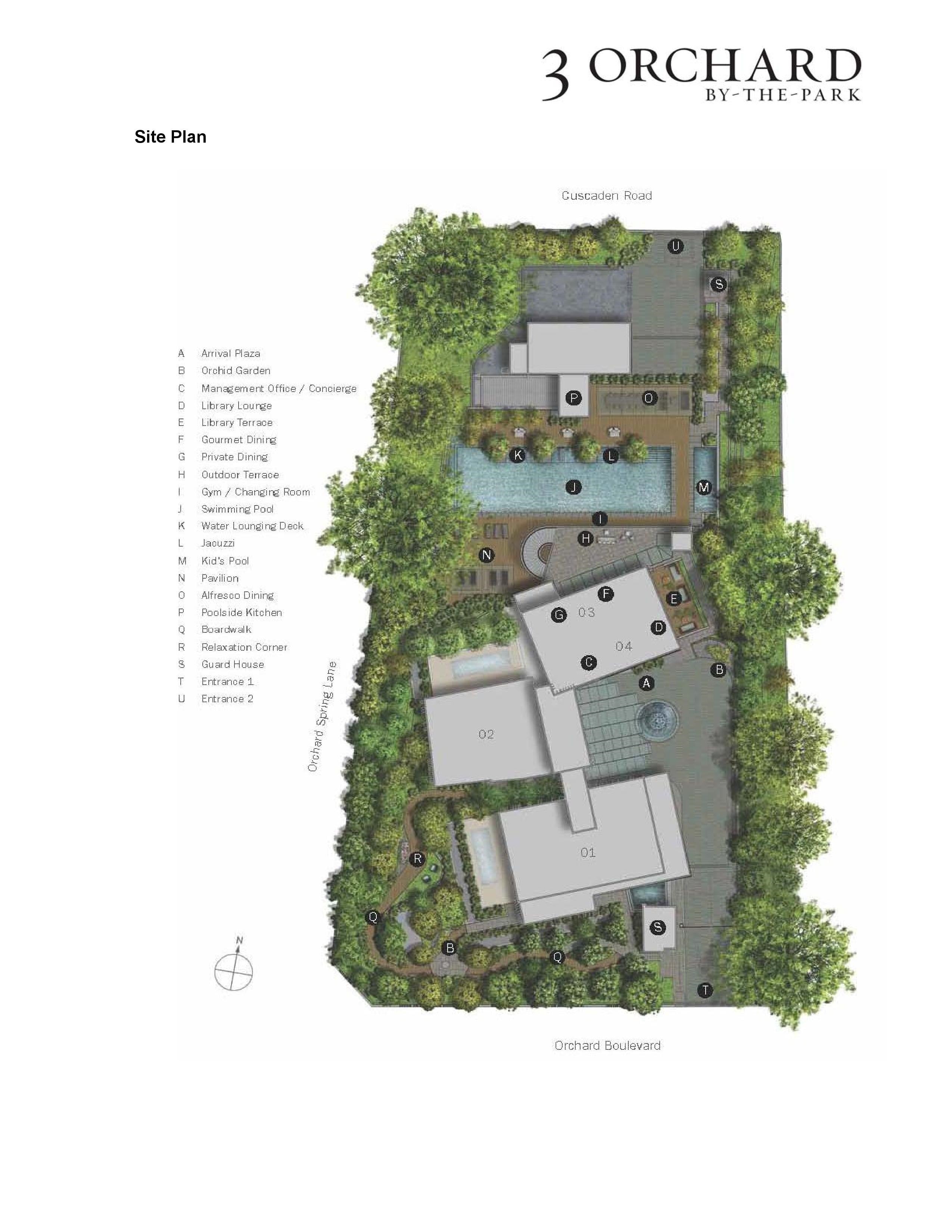 3 Orchard by the Park sitemap