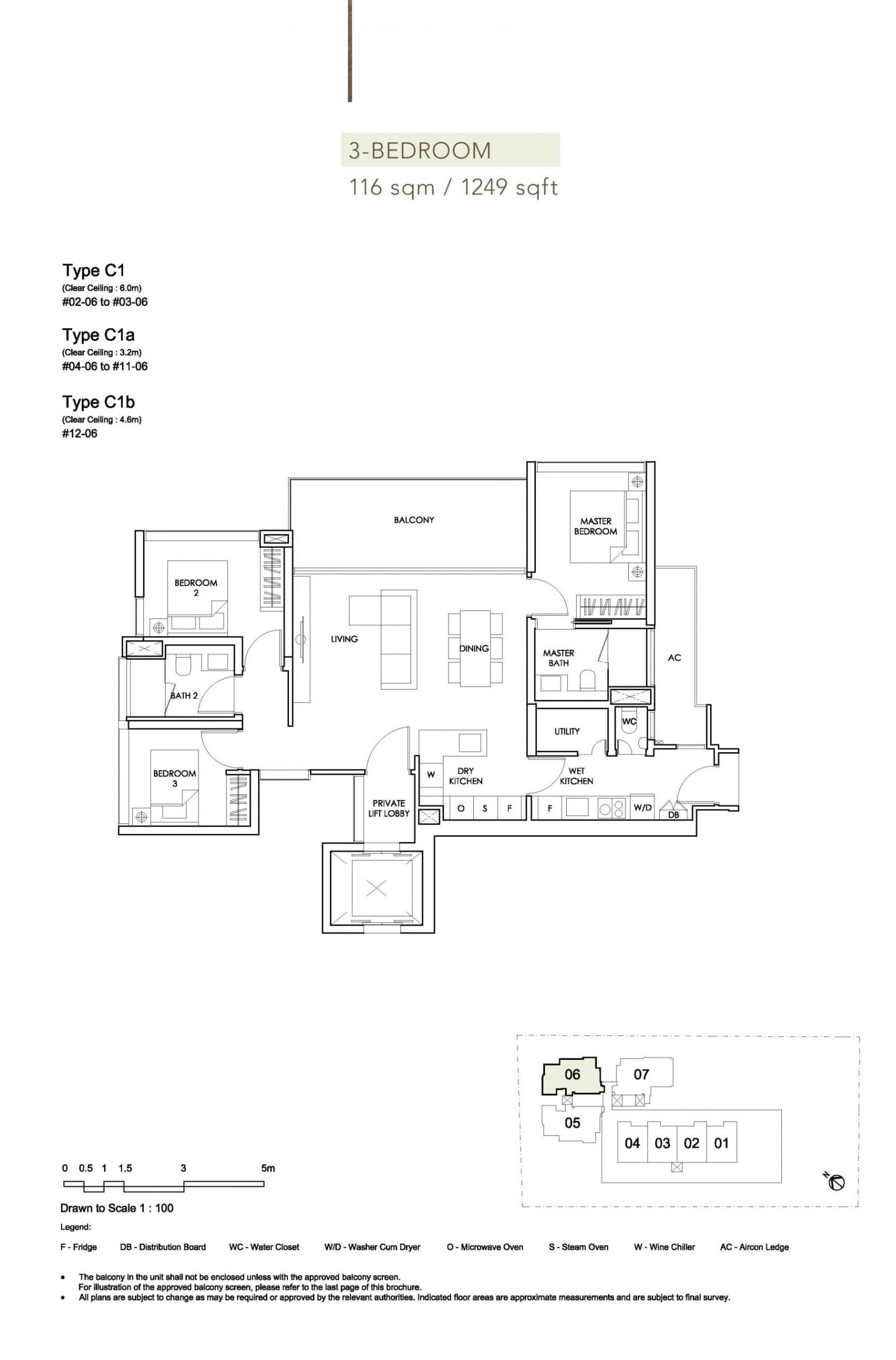 3 bedroom floor plan