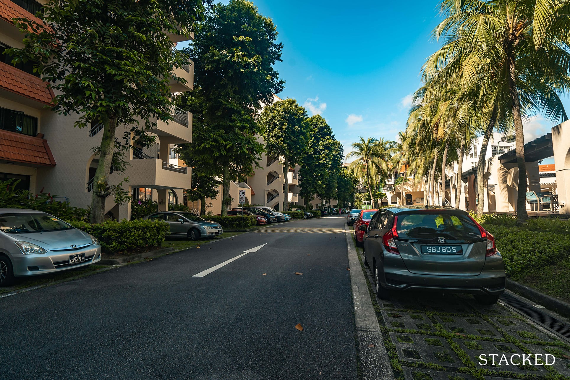 Spanish Village outdoor carpark