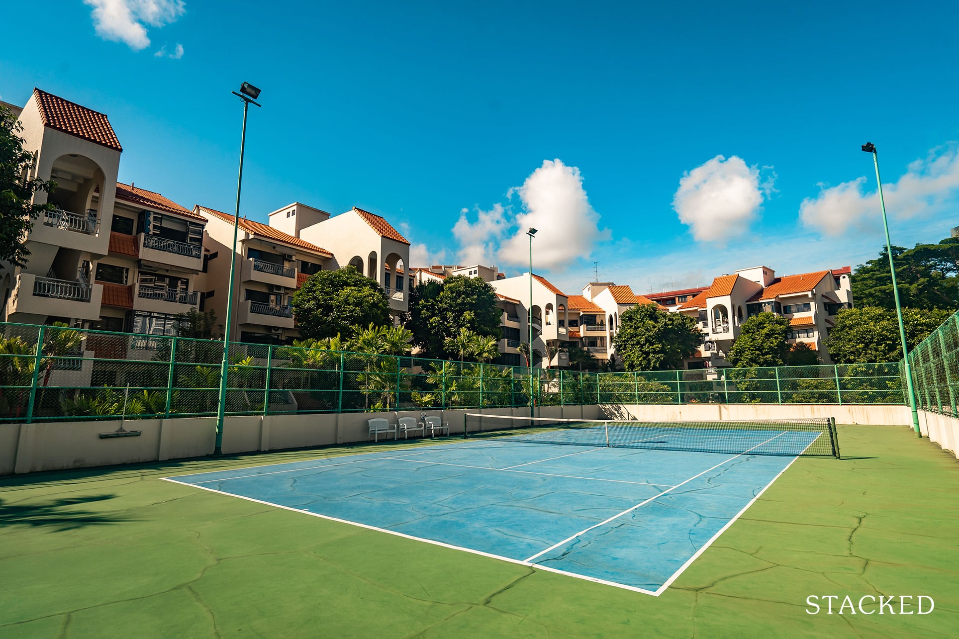 Spanish Village tennis courts