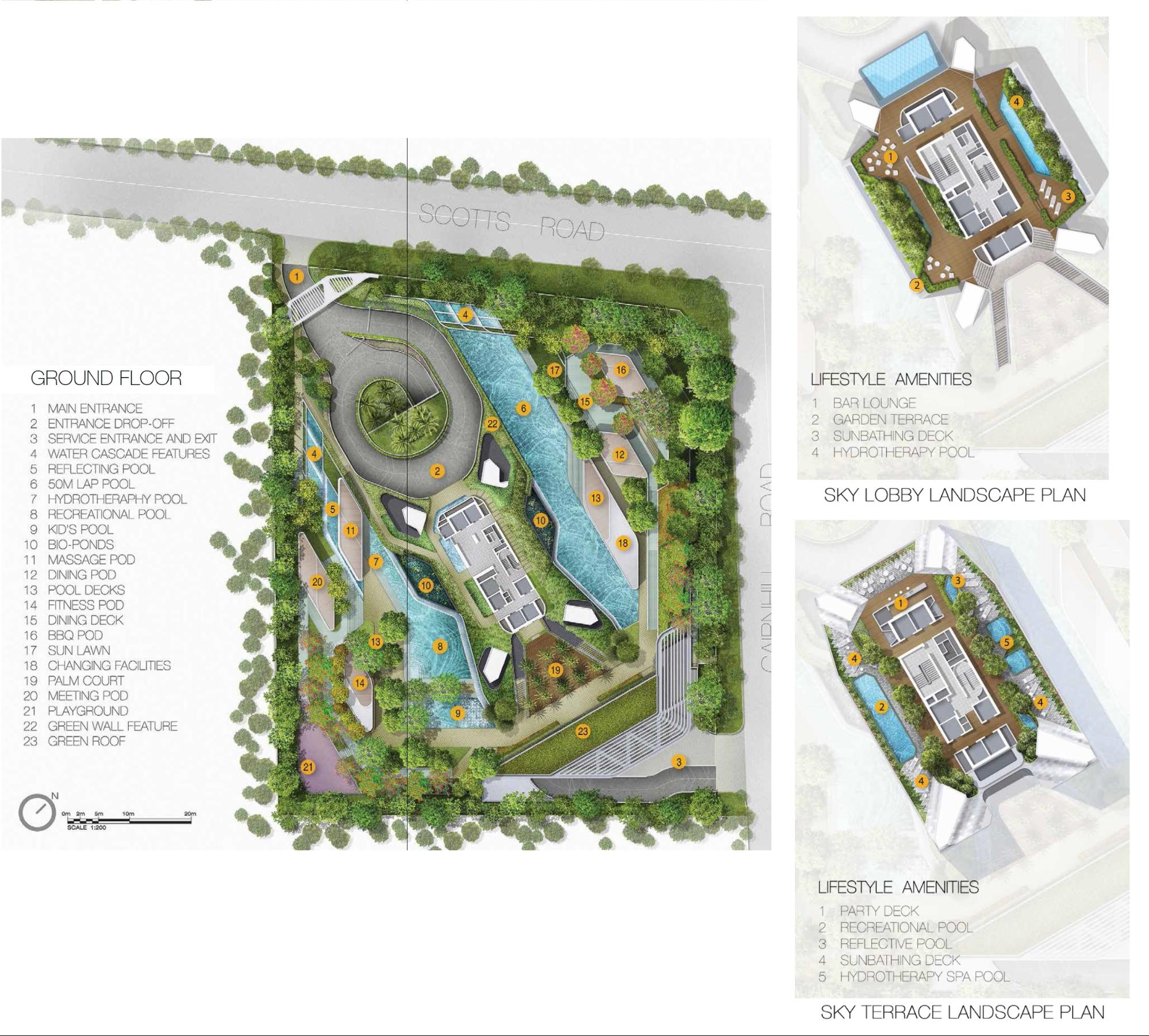 the scotts tower site plan 