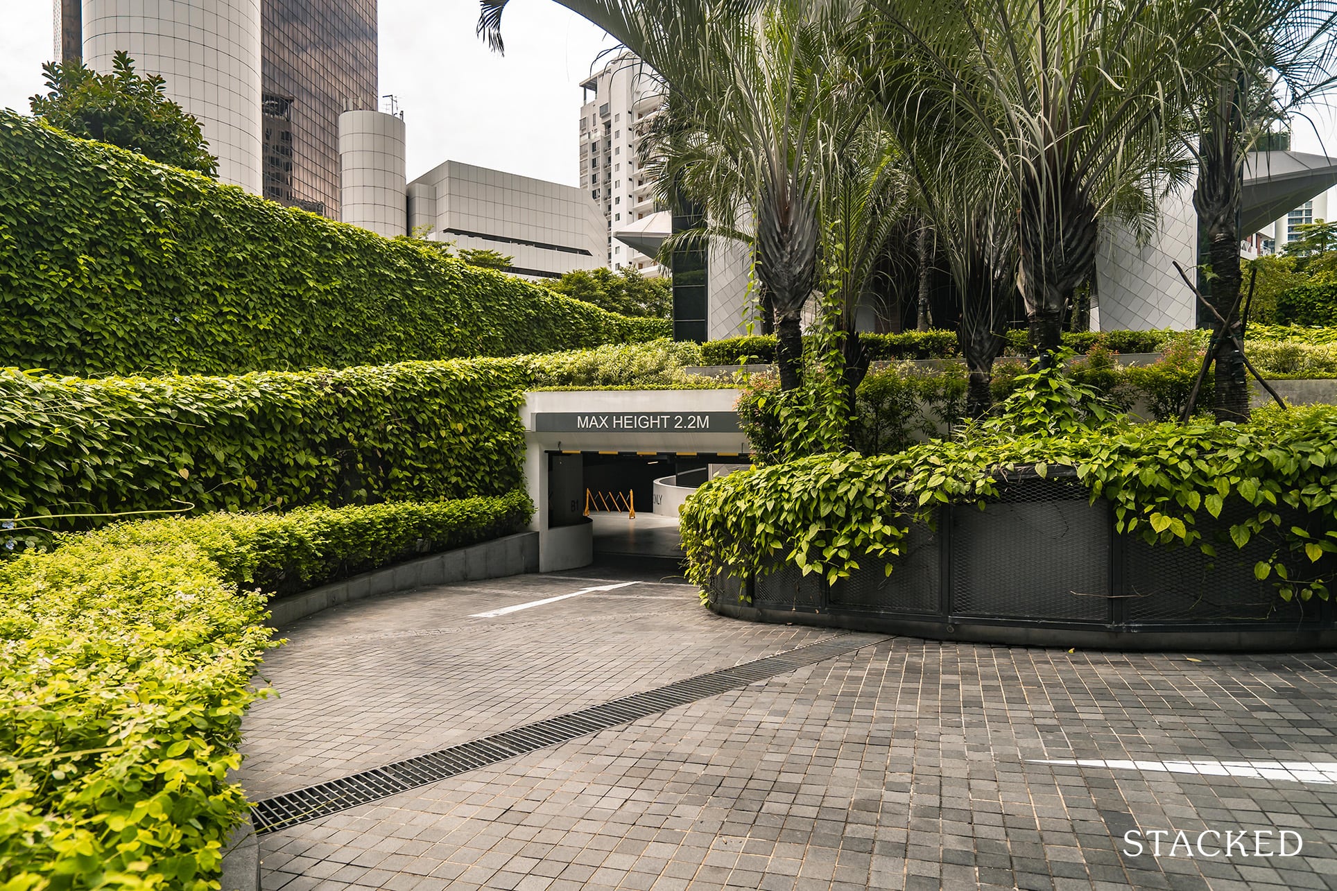 the Scotts tower carpark entrance