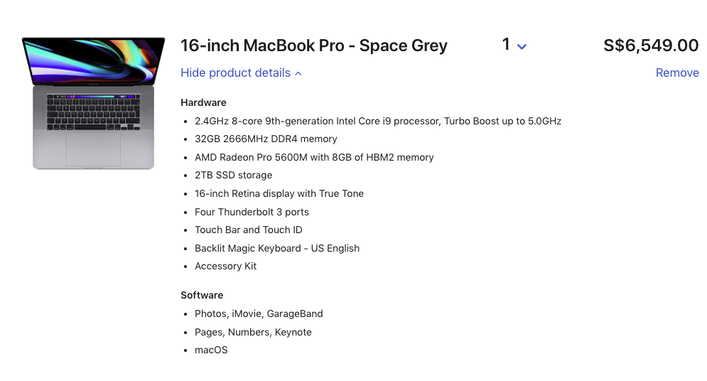 MacBook Pro price