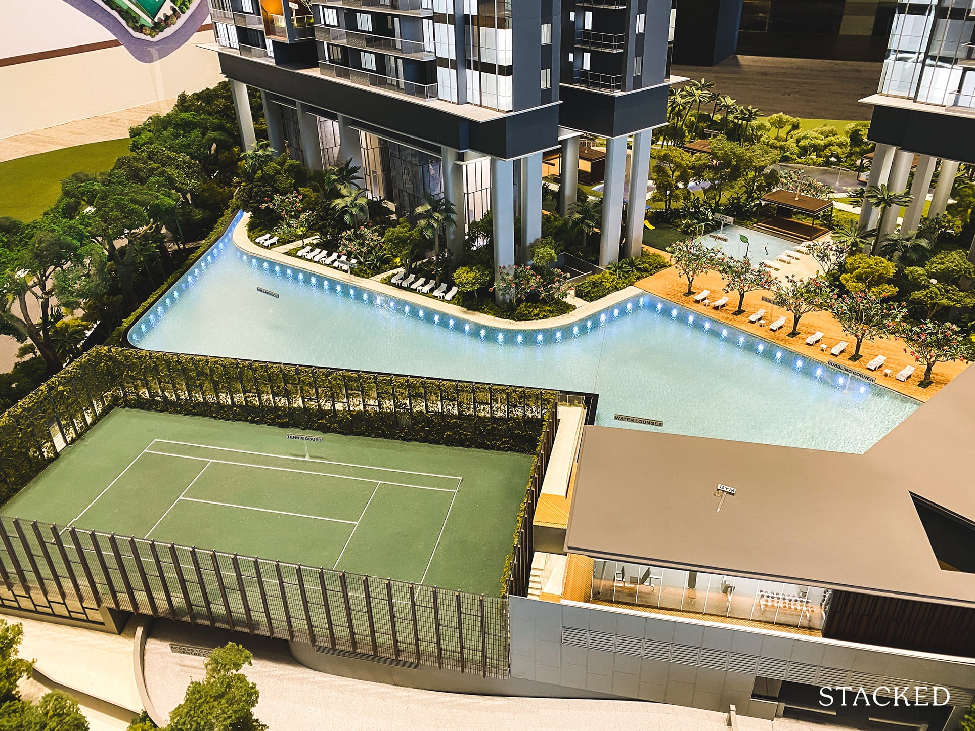 Stirling Residences tennis court