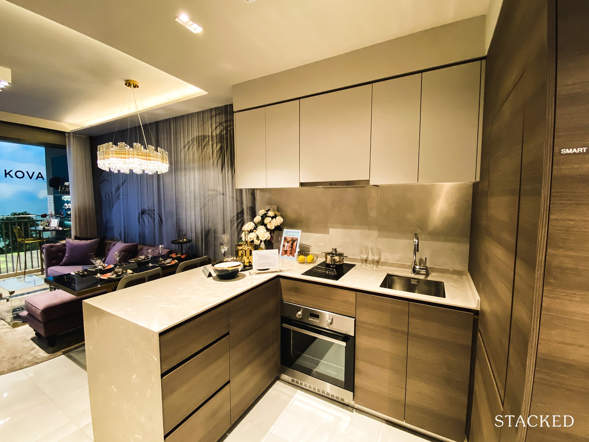 Florence Residences 2 bedroom deluxe kitchen