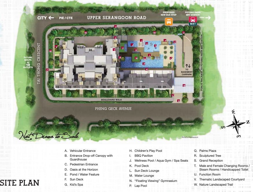 sant ritz siteplan 