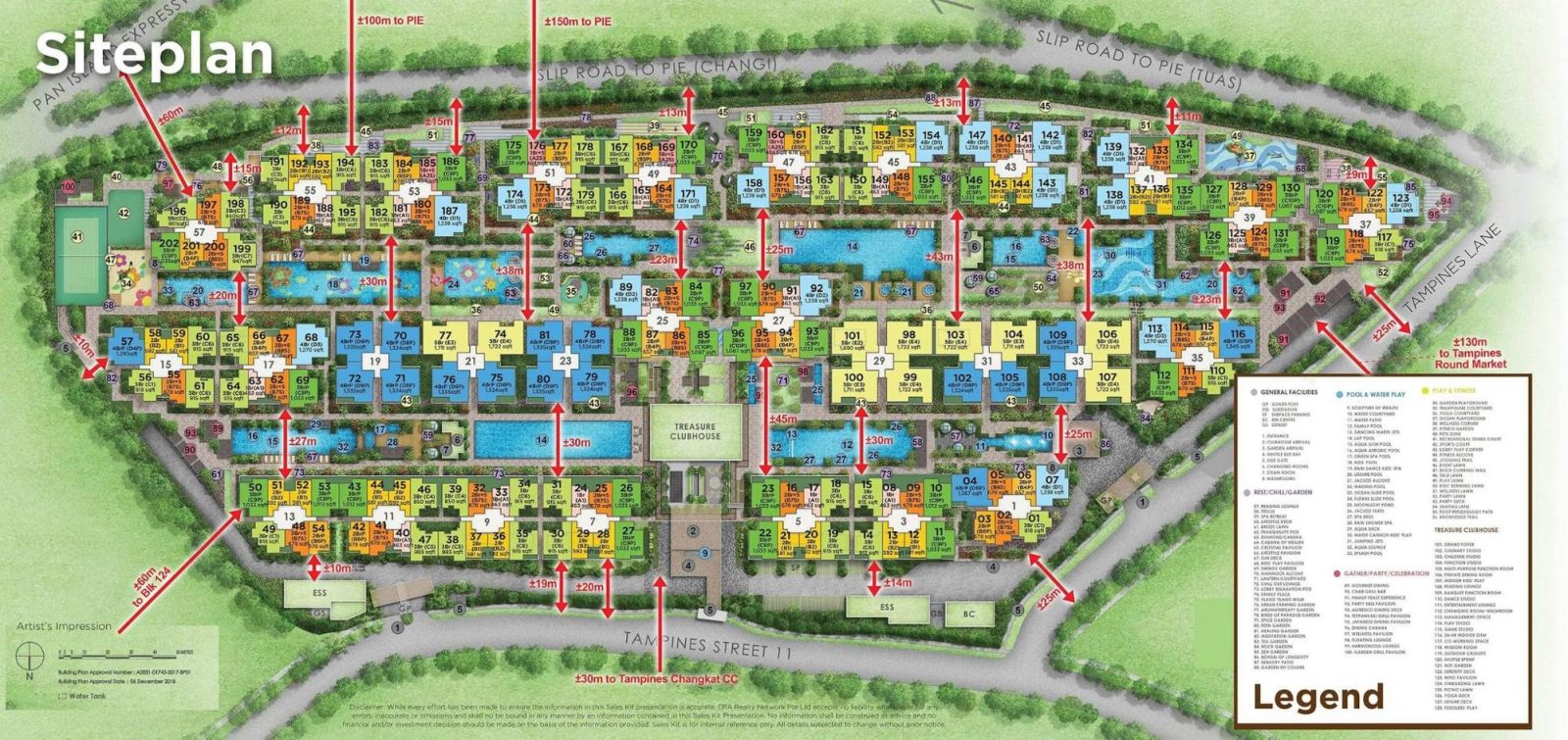 treasure at tampines site plan 