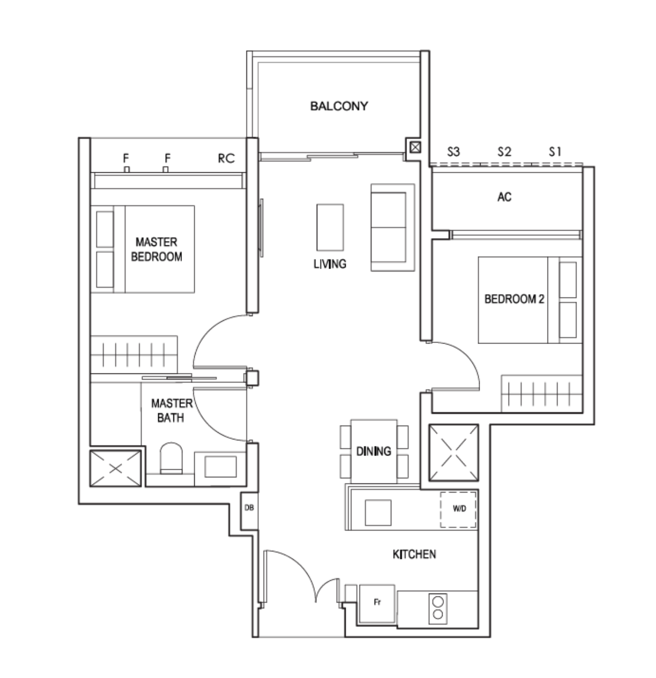penrose-2-bedroom-floorplan