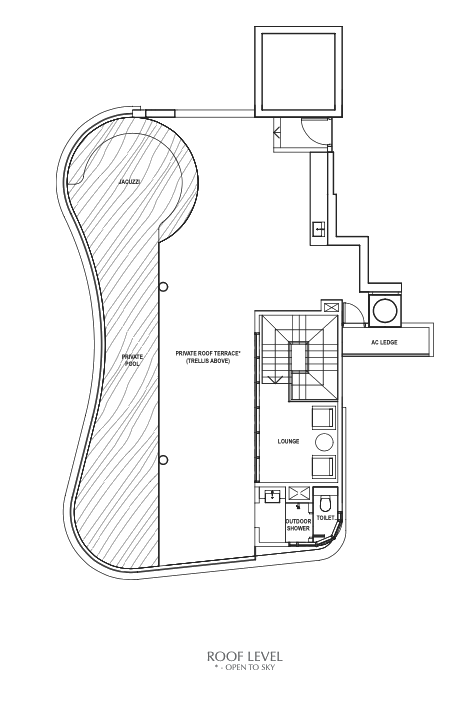 amber skye penthouse floor plan