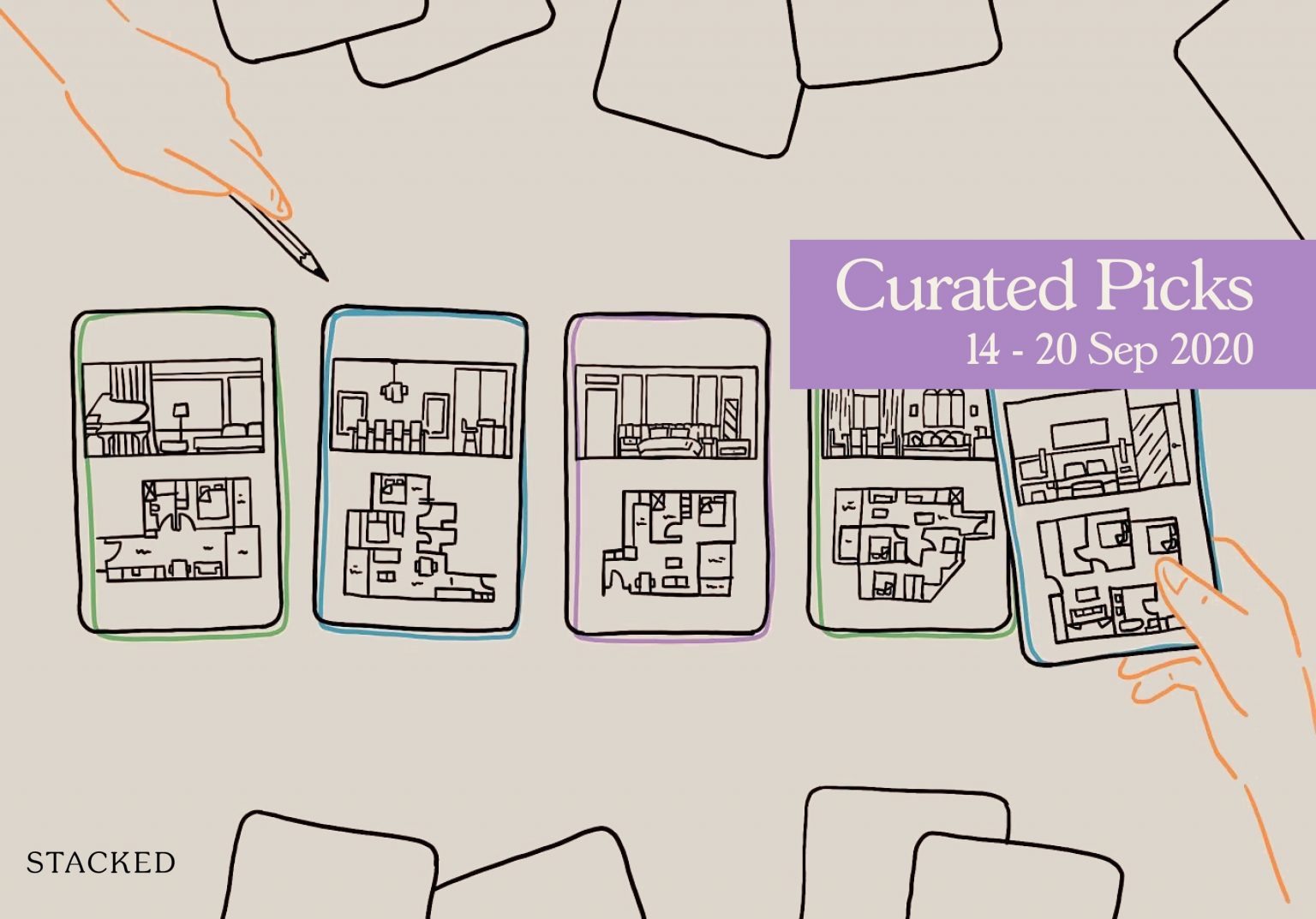 curated picks stacked homes