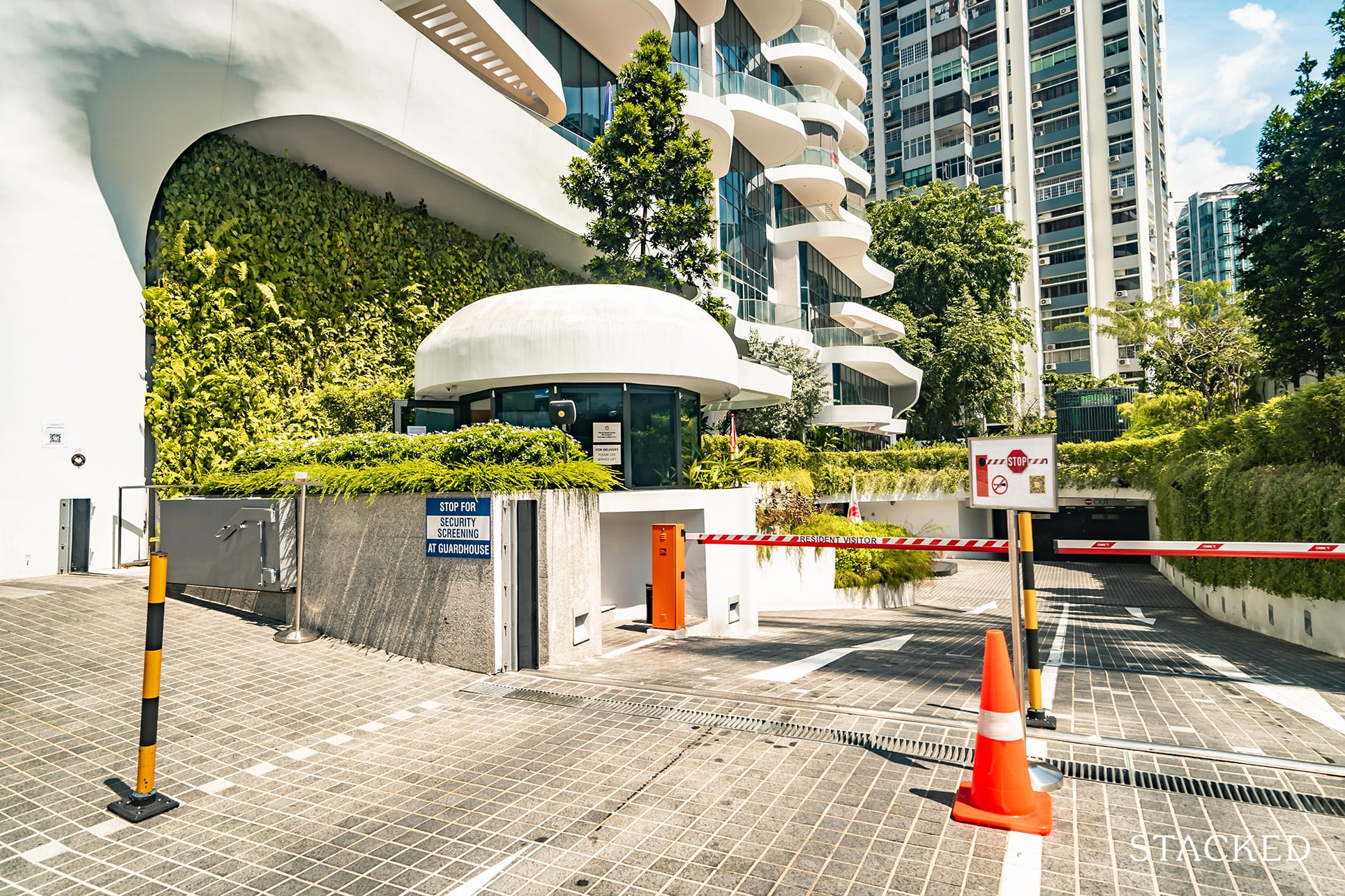 amber skye carpark entrance