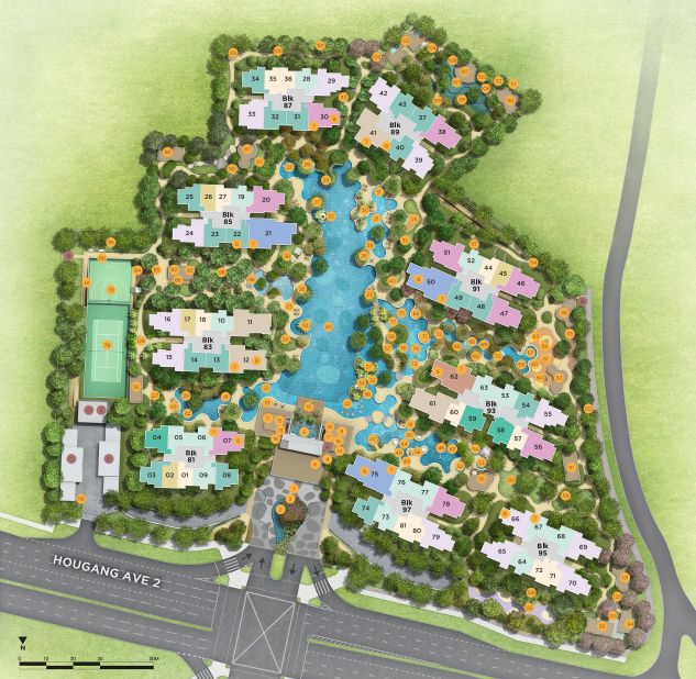 the Florence Residences site plan