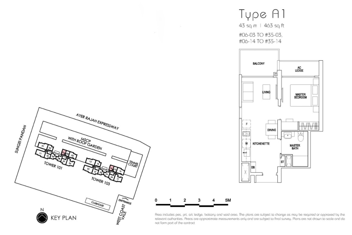 parc riviera 1 bedroom