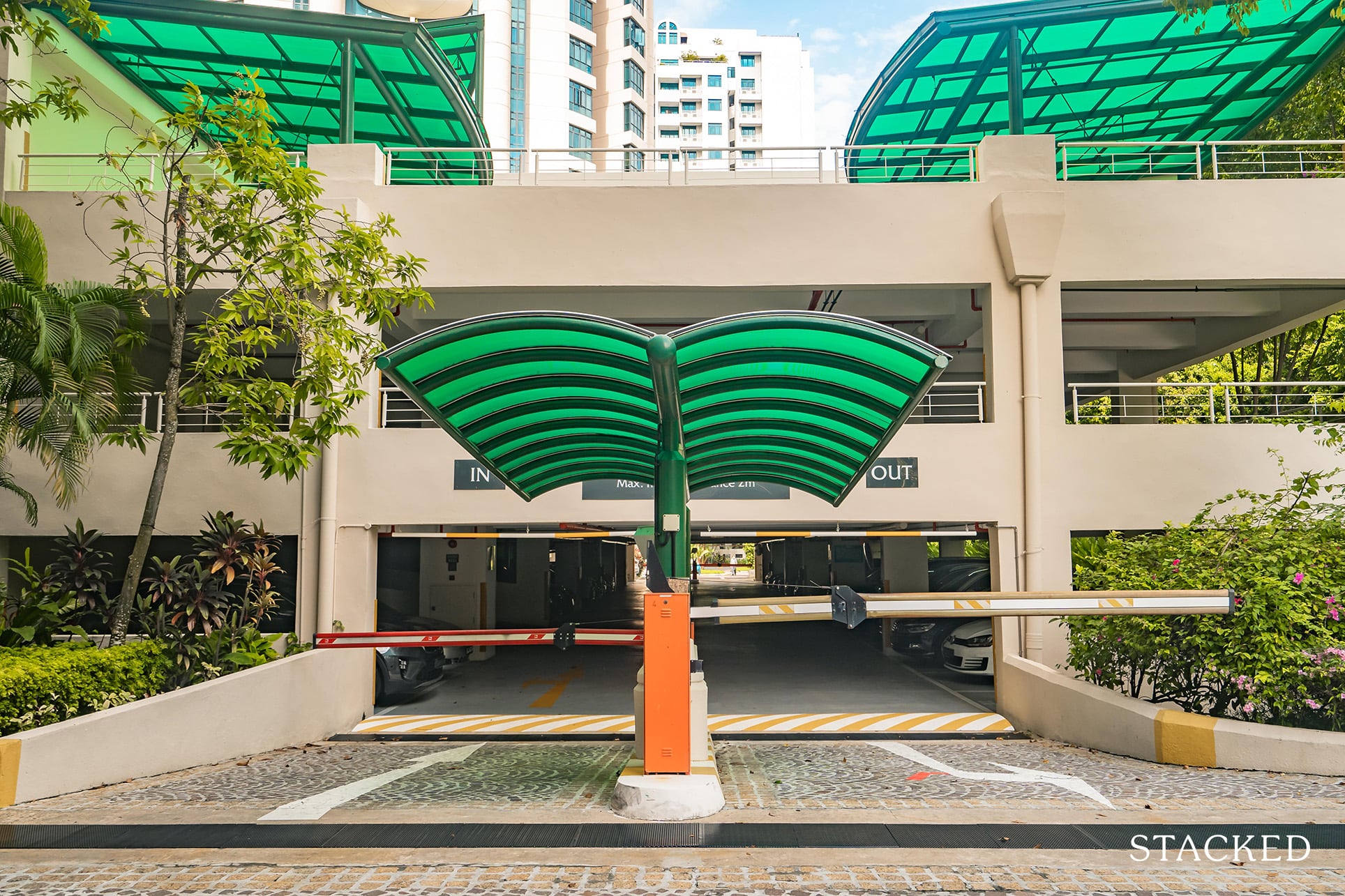 Valley park carpark entrance