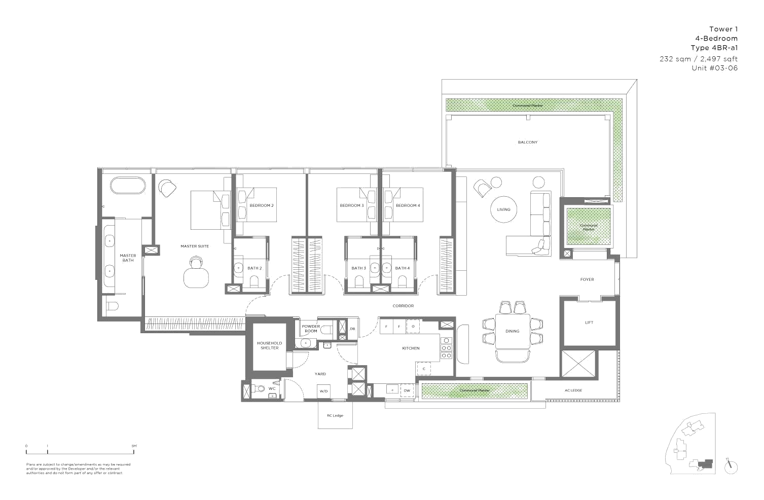 15 holland hill 4 bedroom floorplan