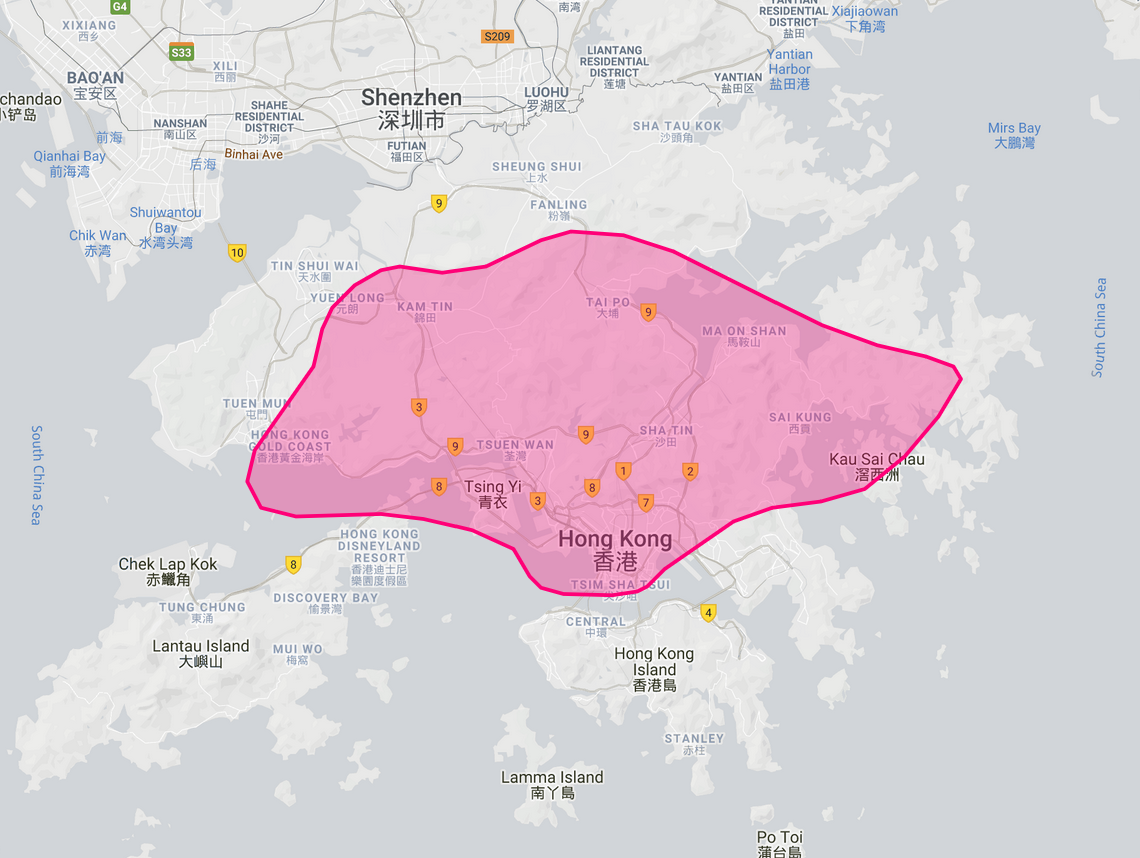 size of singapore